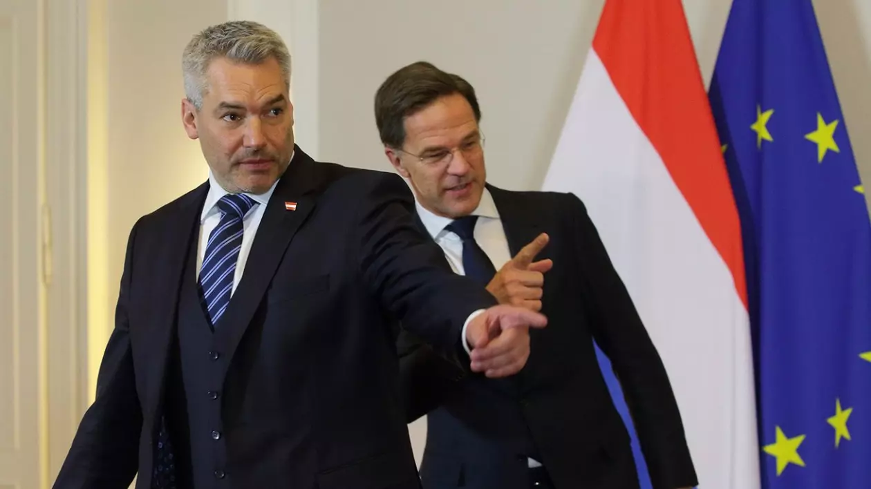 Karl Nehammer s-a întâlnit cu premierul Olandei: „Uniţi în obiecţia noastră faţă de extinderea Schengen în acest moment”