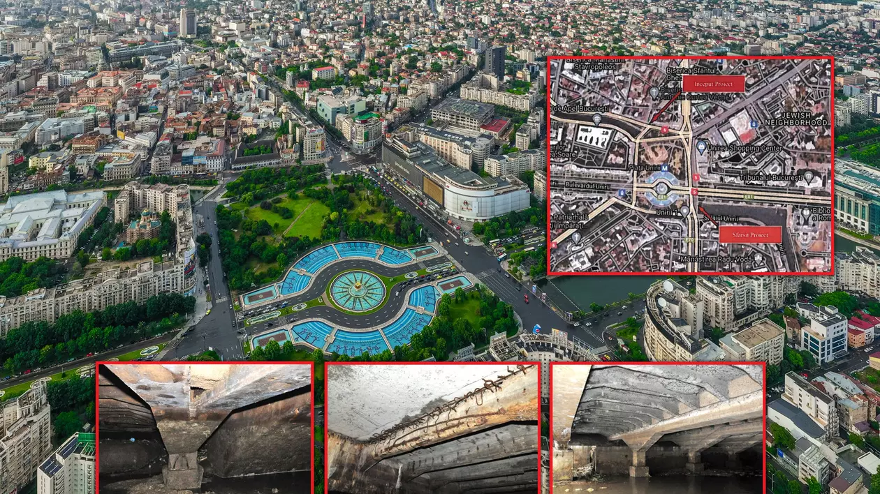 INTERVIU. Piața Unirii riscă să se prăbușească. Specialiștii propun demolarea completă a postamentului și refacerea lui de la zero. „De ani de zile nu s-a făcut nimic acolo”