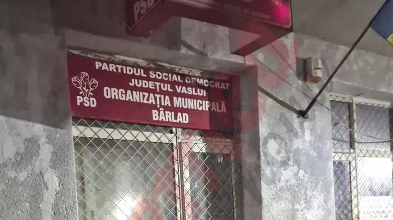 Trezorierul PSD Bârlad a fost găsit spânzurat în sediul partidului. Motivul gestului extrem, explicat în biletul de adio