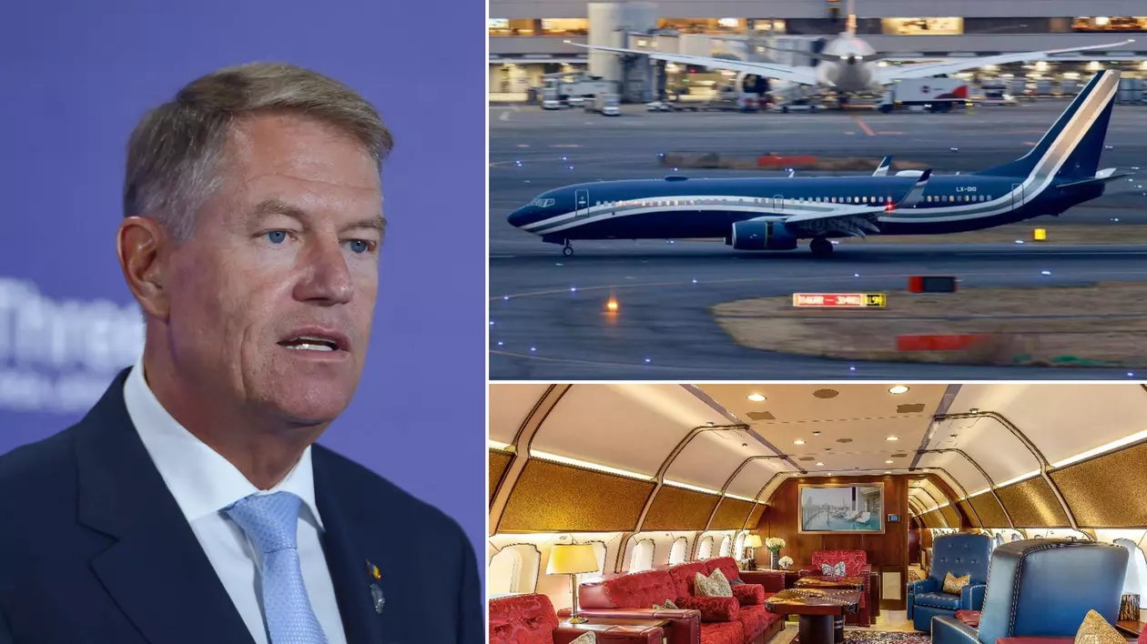 Klaus Iohannis, zbor către Japonia cu escală la Sibiu și Baku. Cum arată „uimitorul avion VIP” închiriat de președinte