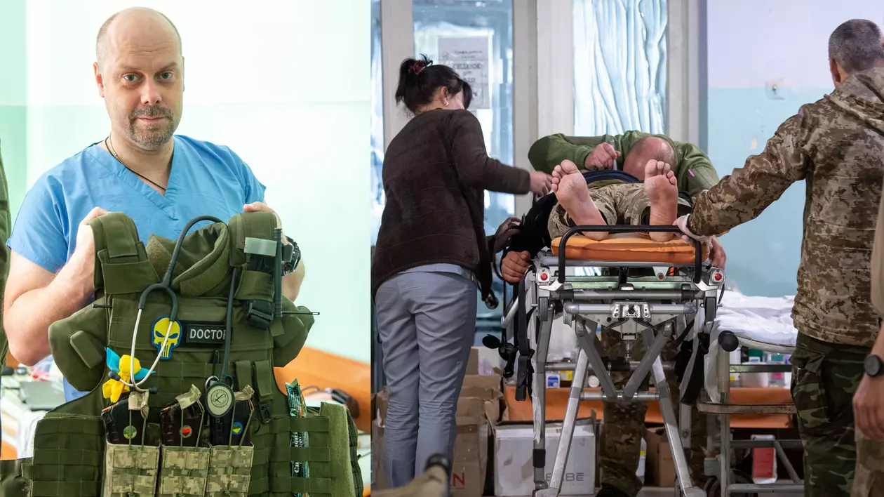 CORESPONDENȚĂ DIN HERSON. Viața unui chirurg de pe frontul ucrainean: „Fiecare soldat avea câte 10-15 răni. E dificil să alegi: abdomen, mână sau cap?”