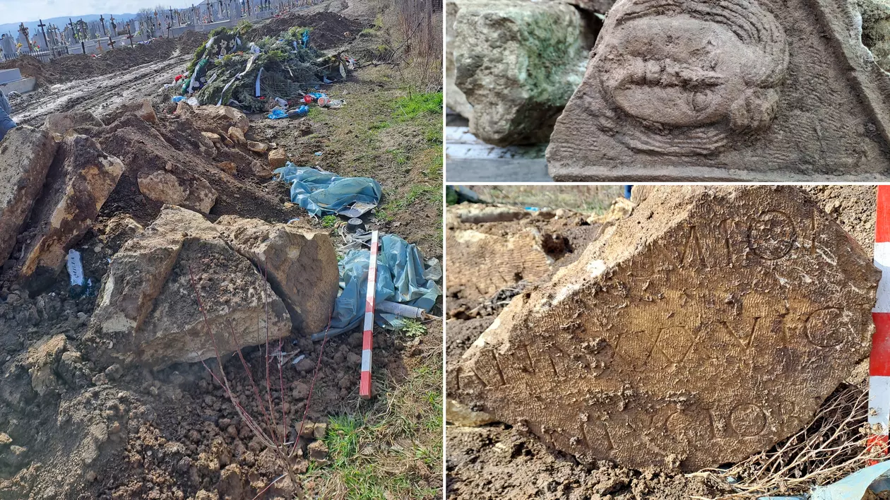 Autoritățile din Alba, după ce un gropar a spart cu excavatorul un sarcofag roman din epoca lui Traian: „Ce înseamnă valoare universală? Că vin marțienii să vadă sarcofagul?”