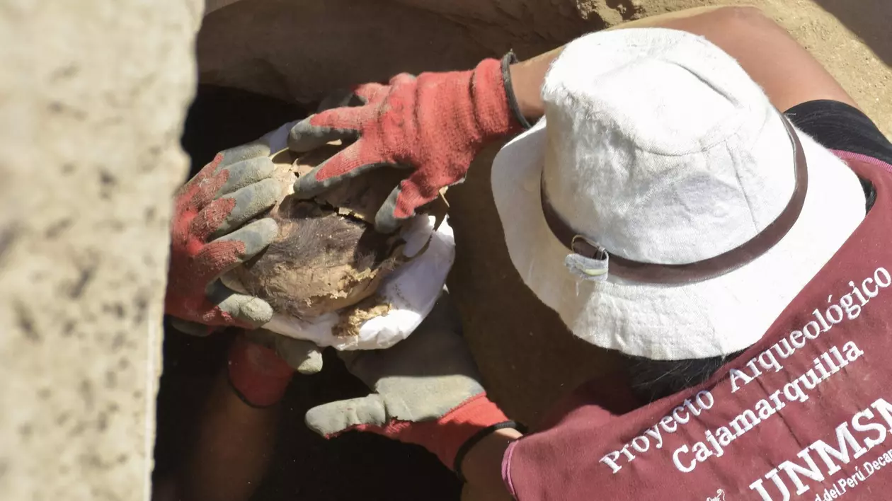 Mumie de peste 1.000 de ani, descoperită într-un complex arheologic din Peru
