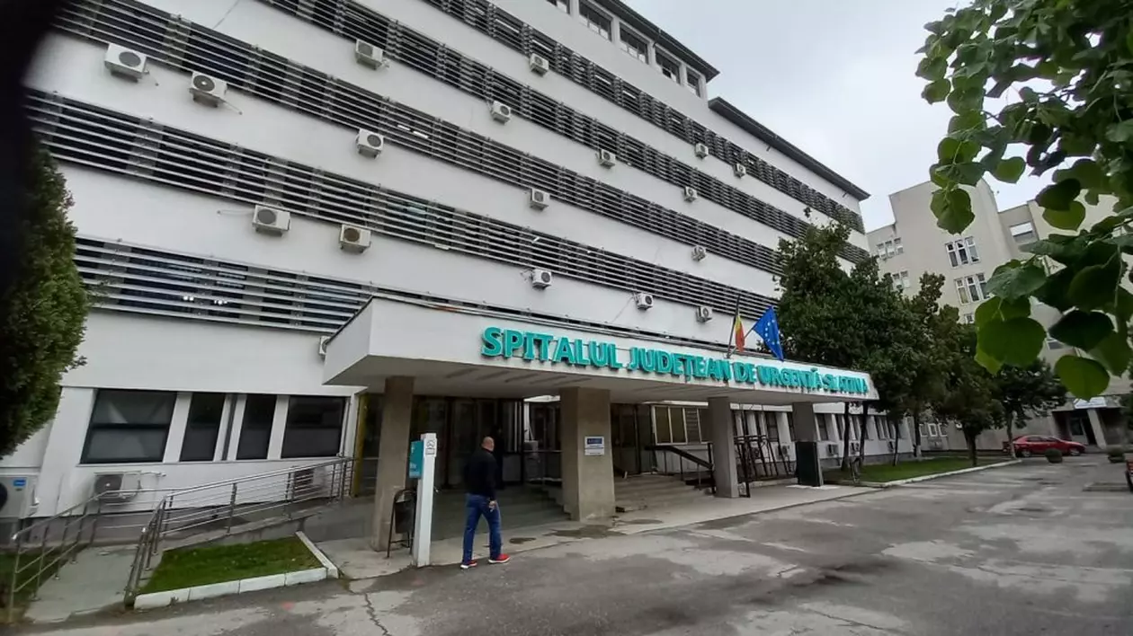 Un bărbat a murit după ce s-a aruncat de la etajul trei al Spitalului Județean Slatina