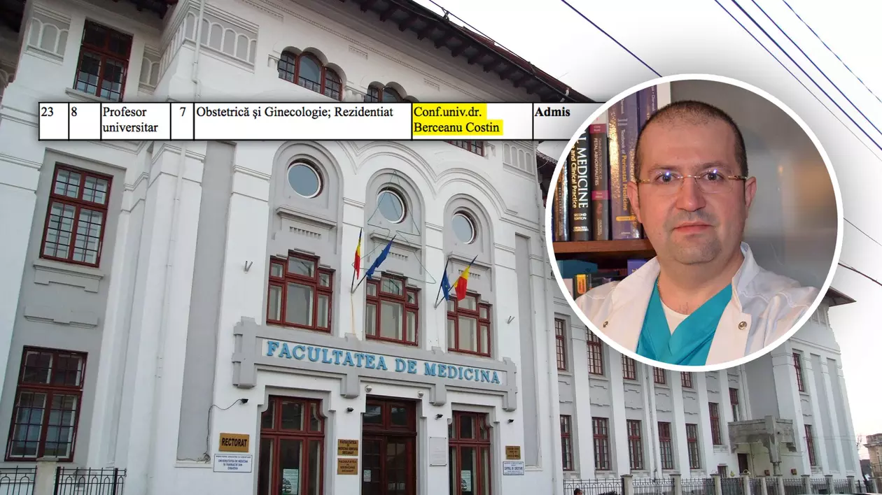 Doctor cercetat pentru ucidere din culpă primește post de profesor la Universitatea de Medicină și Farmacie din Craiova