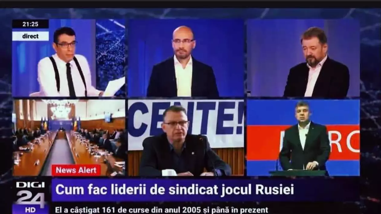 O burtieră pentru istoria obedienței la Digi 24, despre greva din Educație: „Cum fac liderii de sindicat jocul Rusiei”