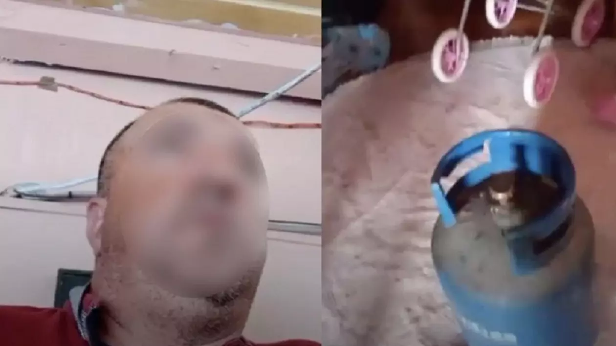 Tatăl din Chiajna care și-a sechestrat fetița de 5 ani a amenințat live pe Facebook că aruncă în aer casa. „Tati, mi-e frică”