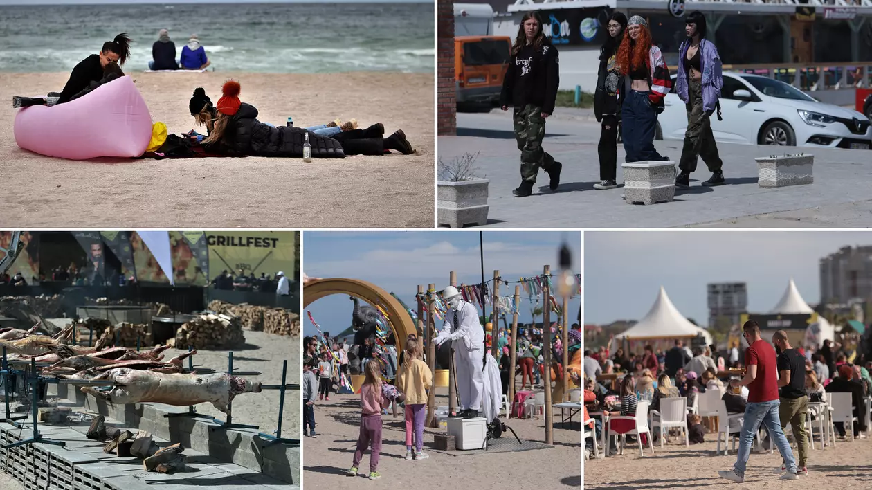 REPORTAJ. Cum a arătat litoralul românesc în minivacanța de 1 Mai: între muzeul spiritului vamaiot și expoziția de grătare organizată de Primăria Constanța