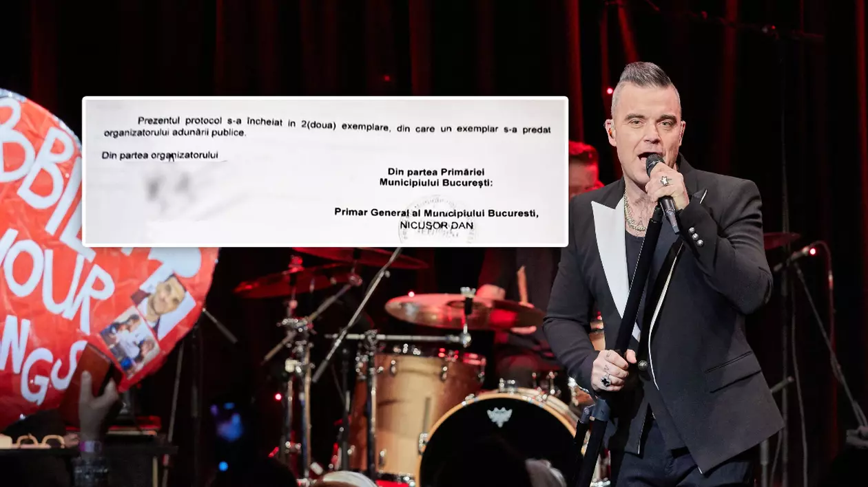 DOCUMENTE. Organizatorii știau de mai bine de o săptămână că se amână concertul lui Robbie Williams, iar primăria lui Nicușor Dan aprobase deja un alt eveniment în Piața Constituției. AVEM DOVADA