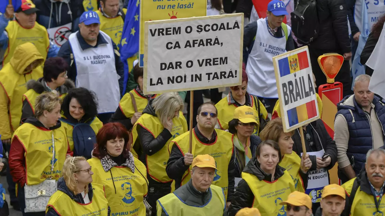 Lider de sindicat, înaintea noilor discuții pentru oprirea grevei profesorilor: „Există posibilitatea amânării examenelor”