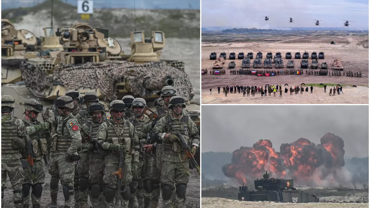 Filmare spectaculoasă cu „Lupii Negri”, infanteriștii români care se antrenează în Polonia în exercițiul Anakonda-23