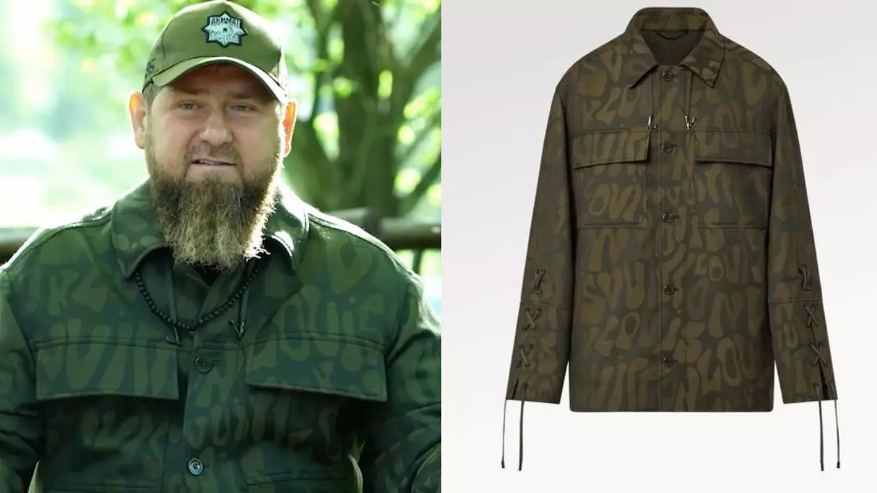 Comandantul cecen Ramzan Kadîrov, apariție într-o jachetă militară Louis Vuitton. Cât costă