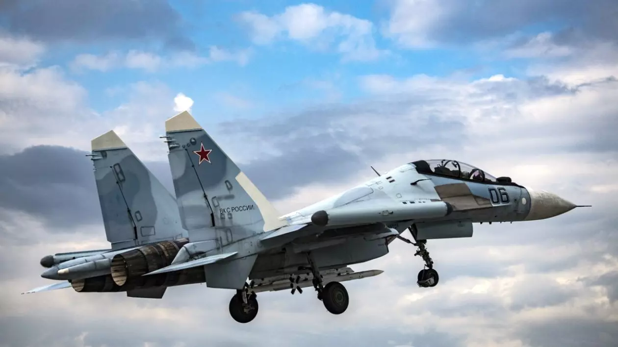 Un avion de vânătoare Suhoi Su-35 al Forțelor Aerospațiale Ruse. Fotografie cu caracter ilustrativ: Profimedia