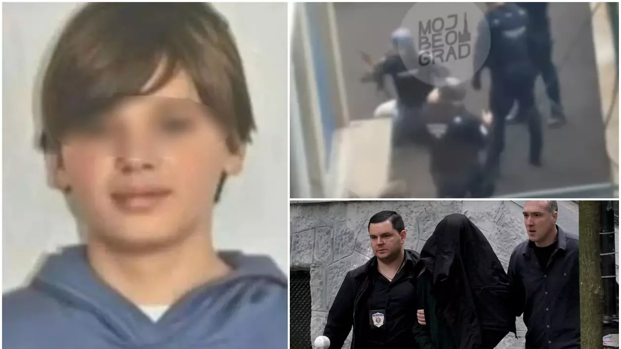 Primele declarații ale elevului de 13 ani care și-a ucis opt colegi într-o școală din Belgrad. Momentul arestării lui a fost filmat
