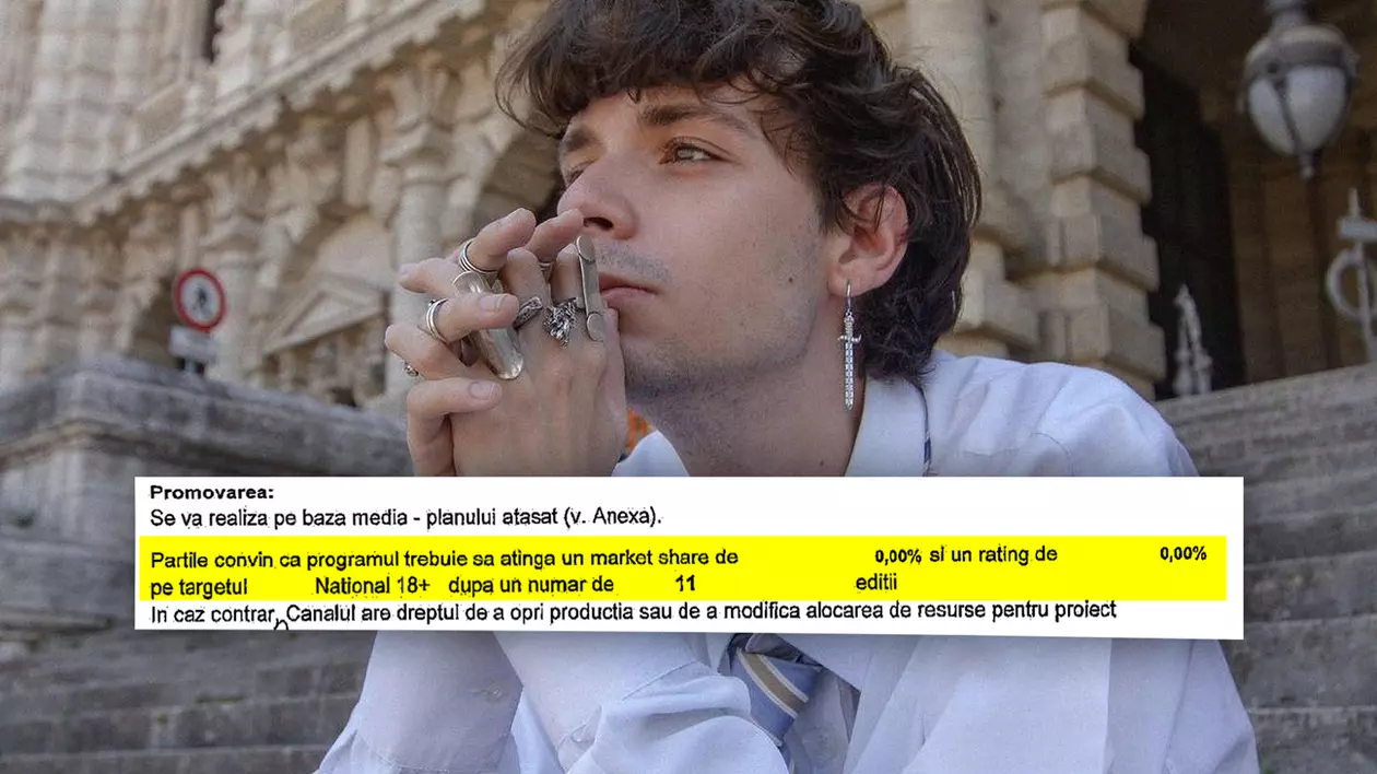 Țopescu jr, contract special cu TVR: „Părțile convin că programul trebuie să atingă un rating de 0,0%”