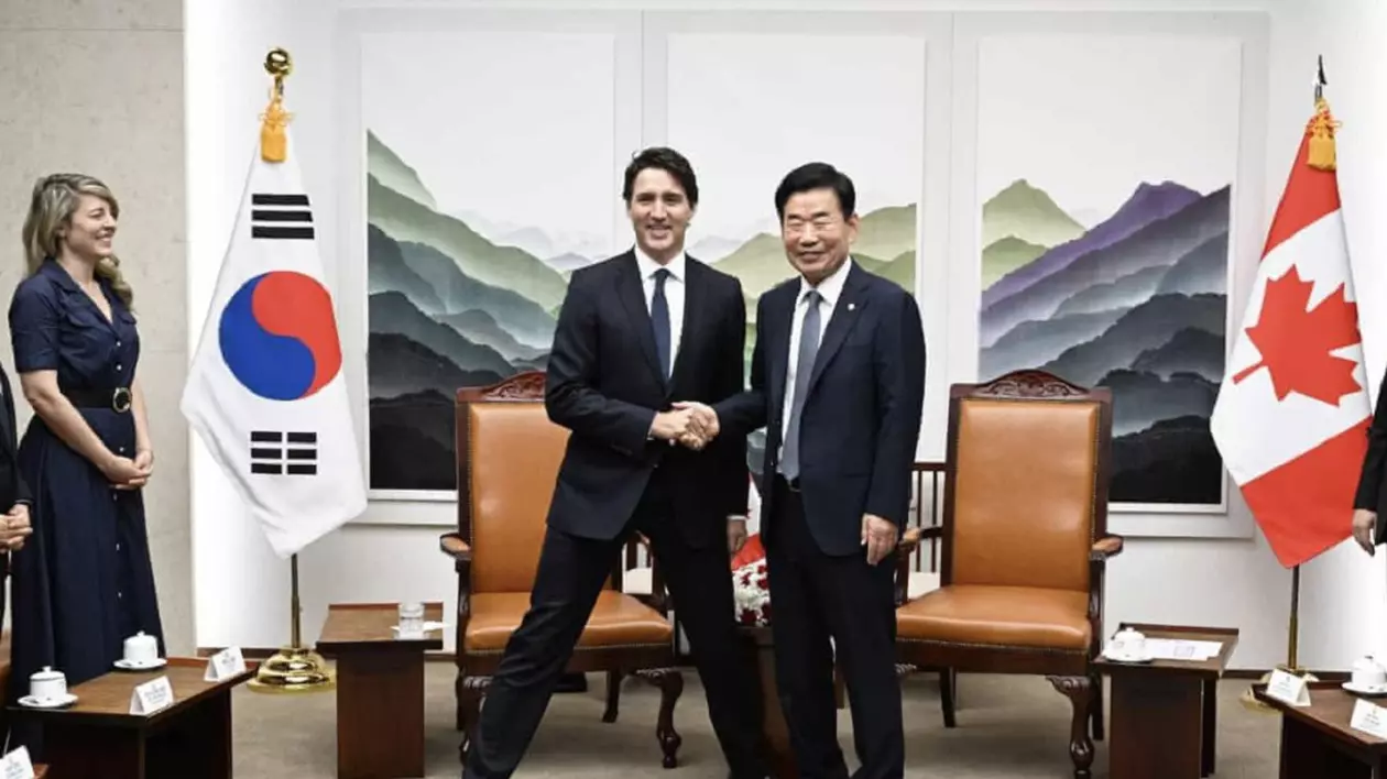 Justin Trudeau, o nouă controversă. Cum a fost fotografiat premierul Canadei la Seul