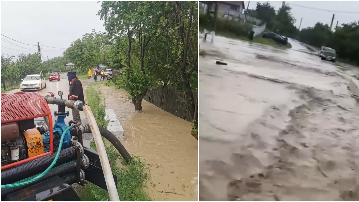 Potop în Mai Multe Localități Din Gorj, După Codul Roșu De Ploi. Mai ...