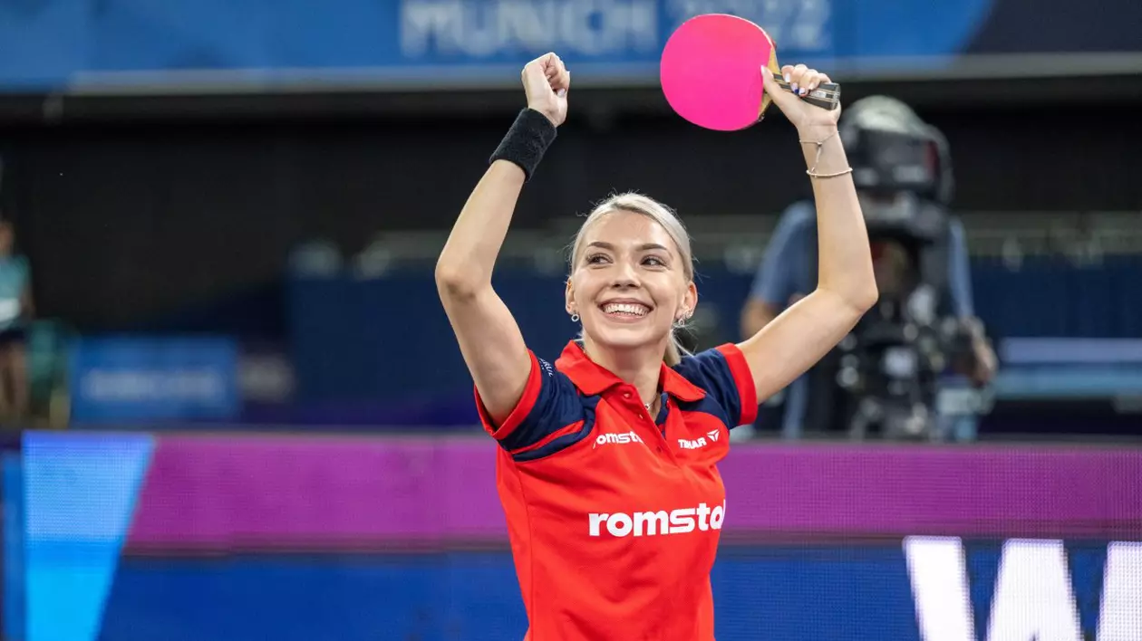 Bernadette Szocs, medalie de aur la Jocurile Europene la tenis de masă. Cea mai bună clasare din istoria participărilor românești