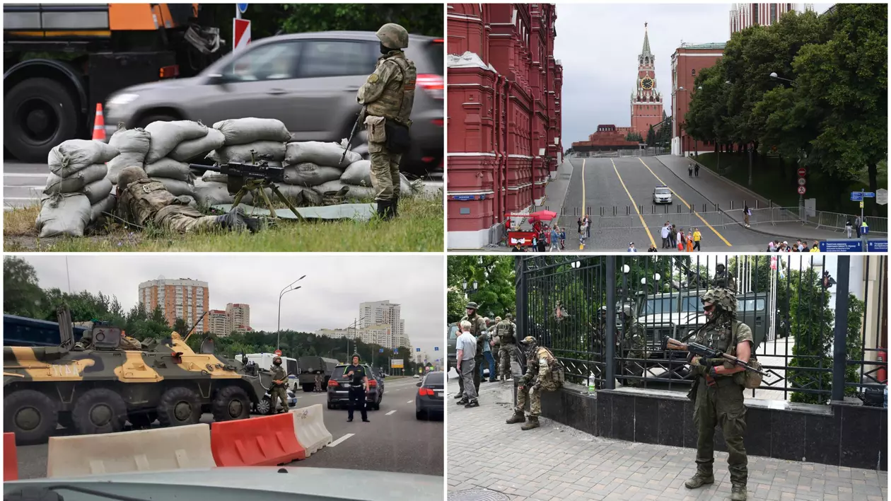 LIVETEXT | Situația se calmează în Rusia după haosul revoltei Wagner. Prigojin a pus capăt marșului spre Moscova și a plecat în Belarus