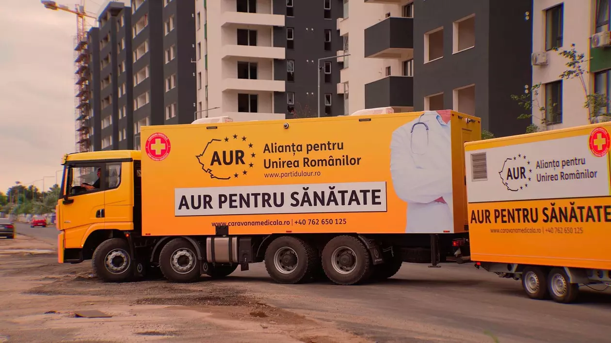 După Caravana educației de la PSD, urmează Caravana sanitară de la AUR. Partidul pleacă la drum cu autospeciale de un milion de euro. „Facem propagandă la ieșire”