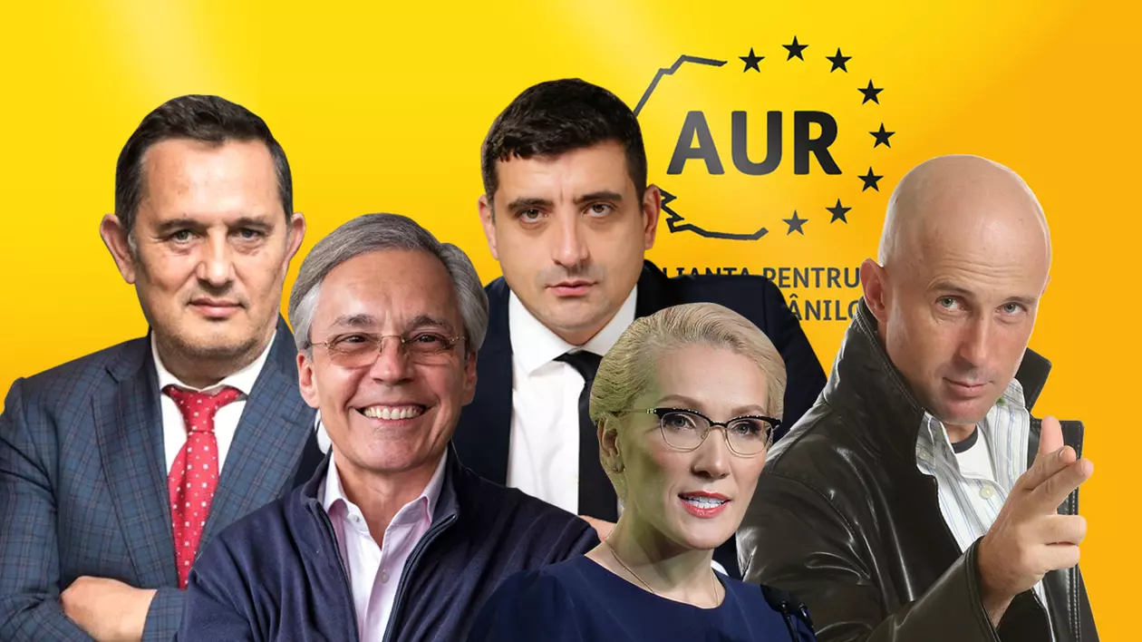Numele-surpriză aflate pe lista AUR pentru europarlamentare: avocatul Gheorghe Piperea, actorul Mugur Mihăescu și prințul Șerban Dimitrie Sturdza. O fostă candidată la președinție apare și ea