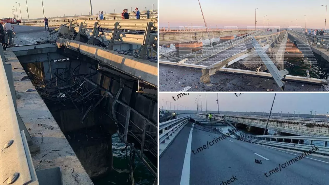Război în Ucraina, ziua 509 | Armata rusă „pregătește un răspuns” la atacul asupra podului Kerci