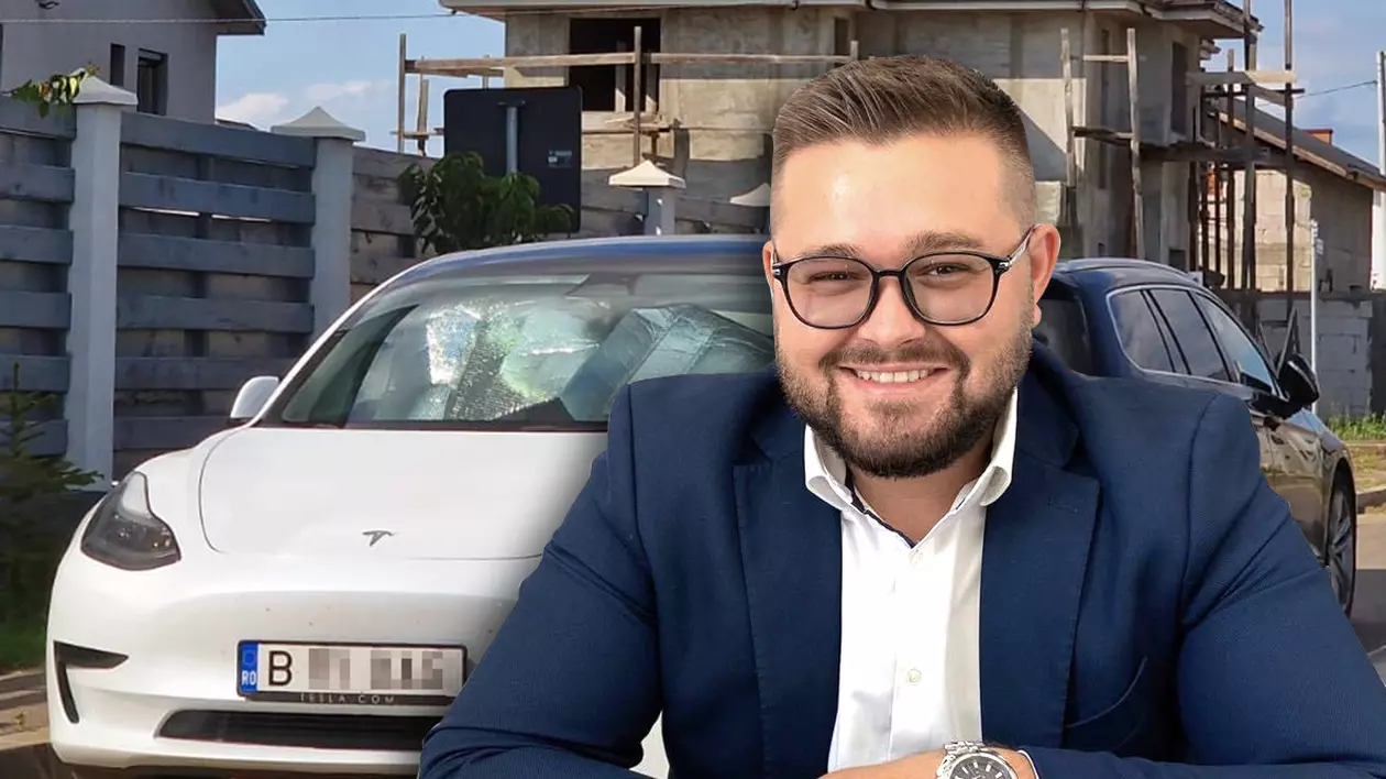 Șeful BTT, lucrător doar la stat, și-a luat Tesla. Are 28 ani și e șeful tinerilor PSD București