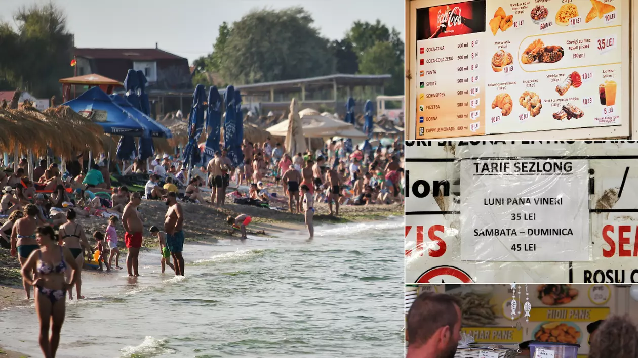 REPORTAJ. Mica ciupeală, la mare preț pe litoralul românesc: 6 lei micul - 4 lei chifla sau 10 lei înghețata - 2 lei cornetul