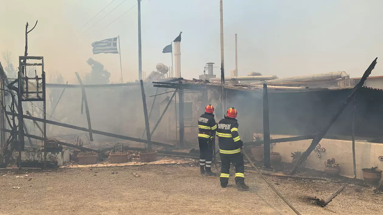 Mărturia unui antreprenor român din iadul de foc din Rodos: „Ajutoare vin, dar deja e prea târziu”