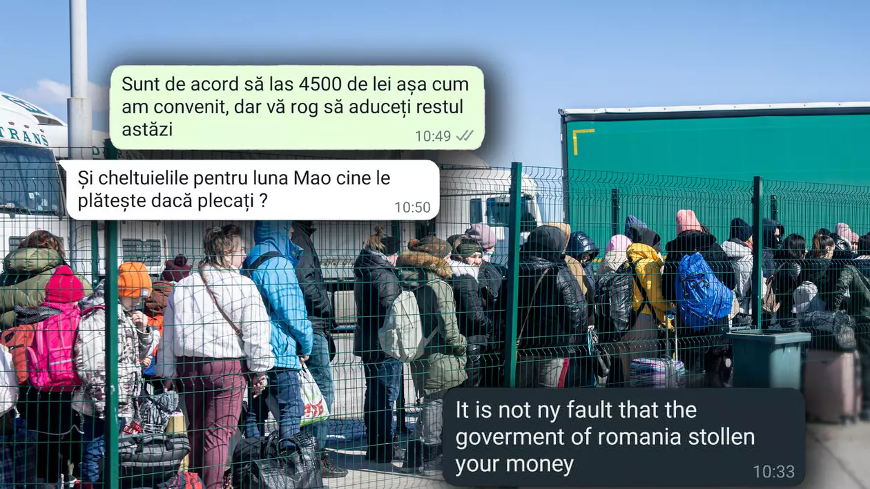 Refugiati ucraineni in Romania acuza ca nu si-au primit banii de mancare acordati de statul roman