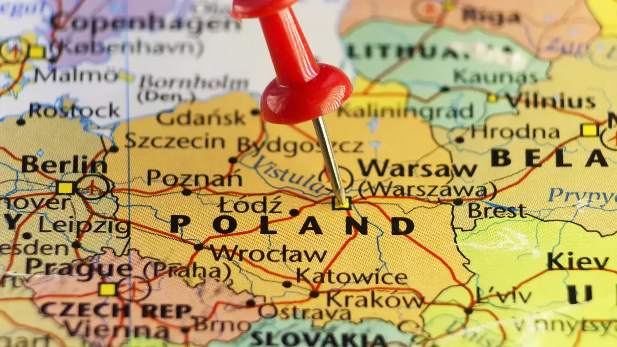 Curiozități despre Polonia. Ce nu știai despre Polonia - Imagine cu harta Poloniei