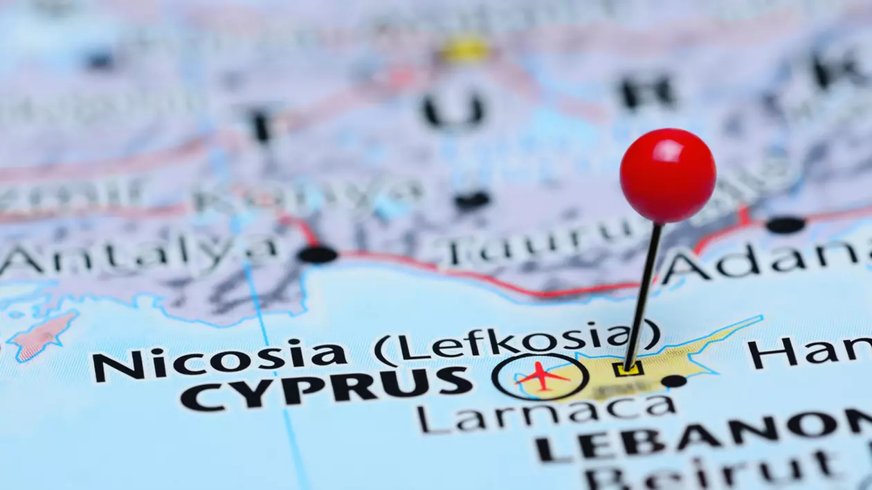 Curiozități despre Cipru - Imagine cu poziţia Ciprului pe hartă
