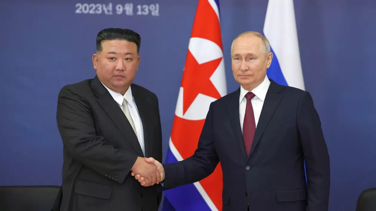 Ce i-a dat Vladimir Putin să mănânce oaspetelui său Kim Jong Un la dineul din Rusia