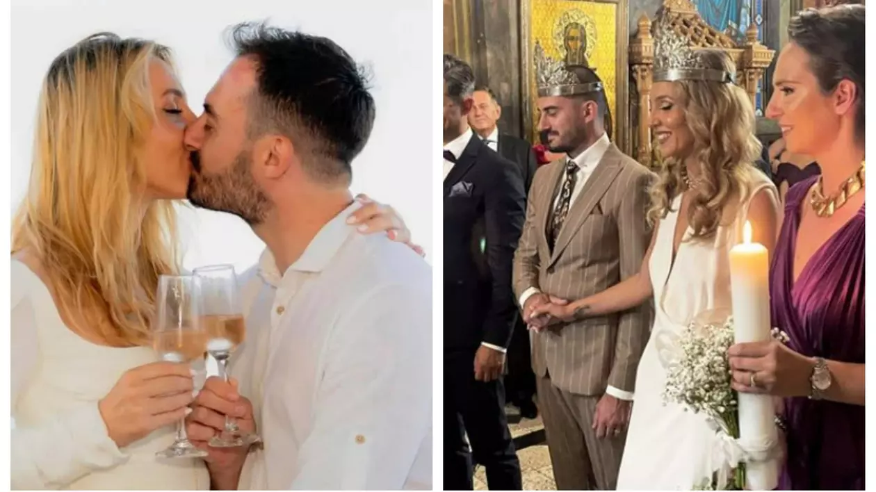 Ana Odagiu și Conrad Mericoffer s-au căsătorit religios. Ce rochie de mireasă a purtat artista