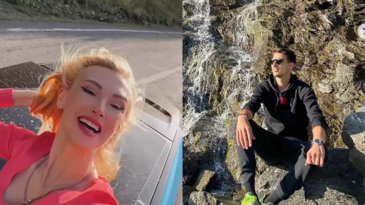 Andreea Bălan și Victor Cornea, escapadă la munte. Gestul făcut de sportiv pentru iubita lui celebră