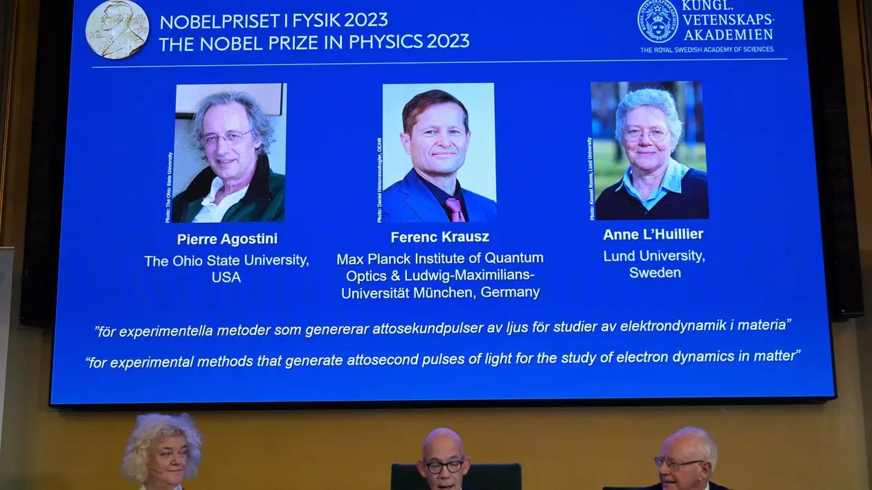 Premiul Nobel pentru Fizică 2023, împărțit de trei savanți. Ce au cercetat