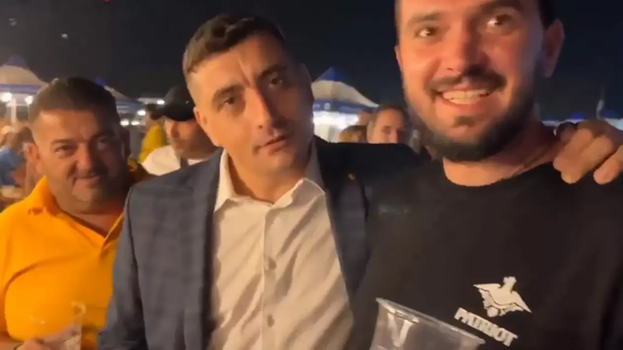 George Simion, incident la festivalul „Micul de Aur“, unde a bruscat un bărbat care-l filma. „A venit un prost să mă întrebe de ce țin cu rușii”
