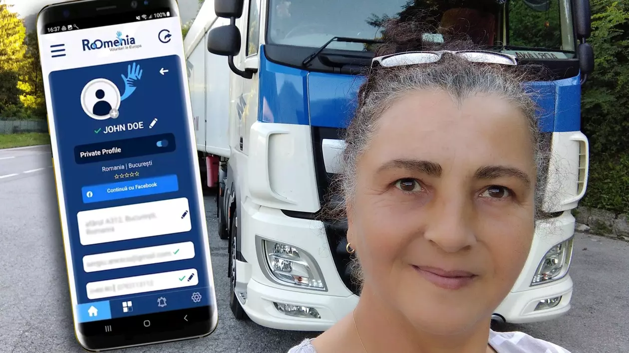 O șoferiță de TIR mutată de 20 de ani în Spania a lansat o aplicație mobilă pentru românii din diaspora care au nevoie de ajutor: „Un dispecerat la nivel european”