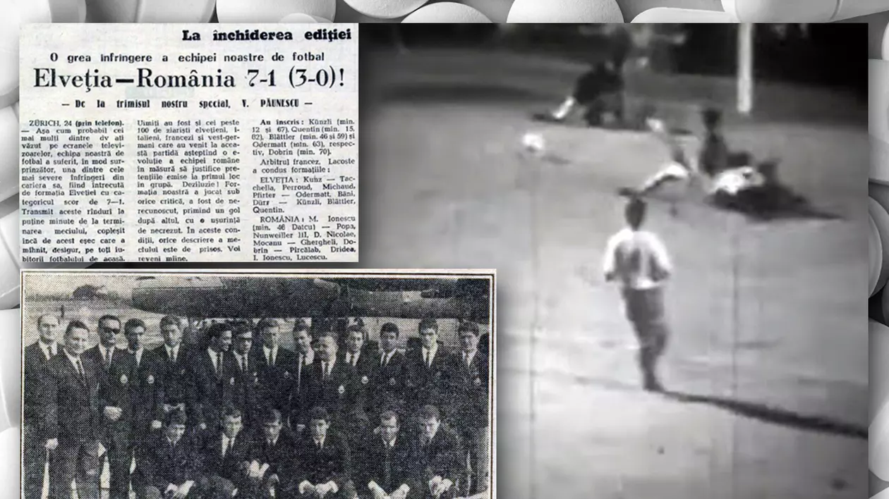 „Luați vitaminele astea! Apoi râdeam, glumeam”. Cum s-a petrecut „dopajul invers” de la cea mai grea înfrângere a României contra Elveției, 1-7 în 1967