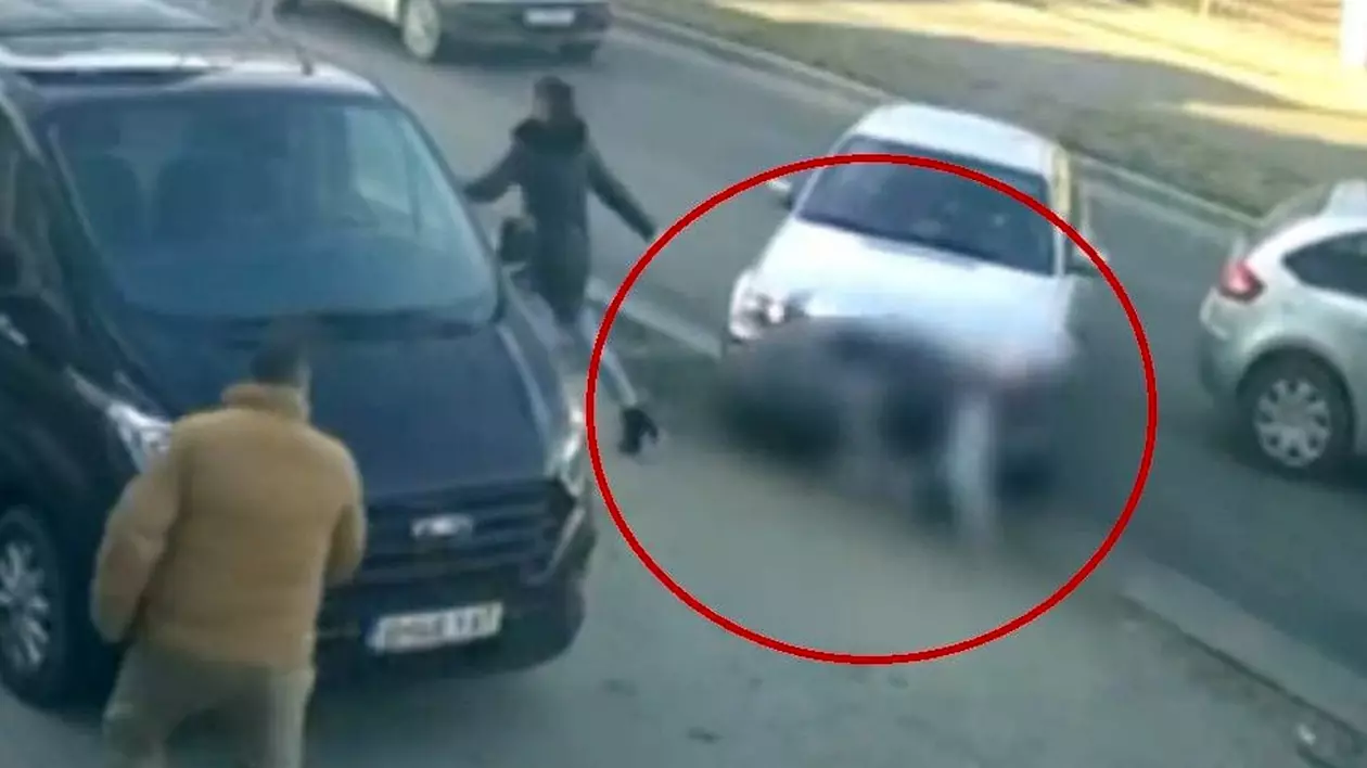 Șoferul din Slatina care a lovit și a târât cu mașina un alt bărbat, arestat preventiv. Care este starea victimei