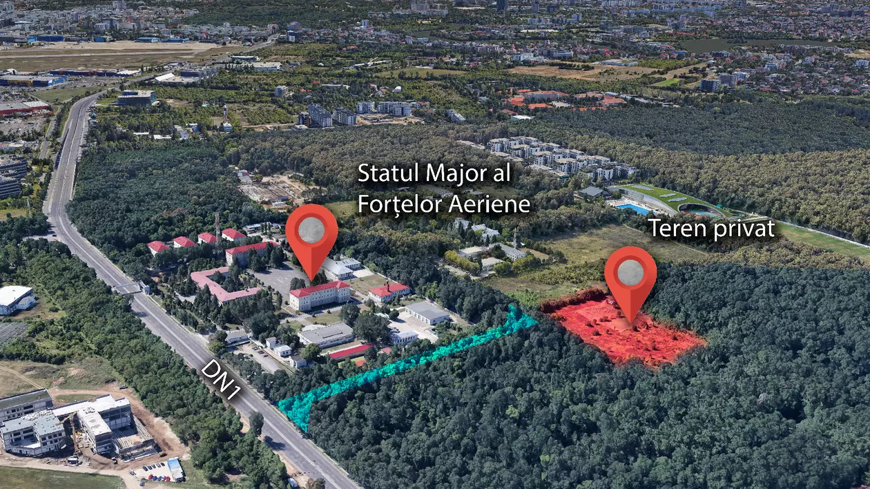 Legătura dintre donația către stat a unei parcele de pădure ce duce la o unitate SRI și afacerile lăsate în urmă de miliardarul Dan Petrescu. Care este miza imobiliară?