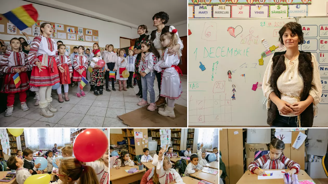 SPERANȚĂ. Într-o școală din Olt, o profesoară îi învață pe copiii cu părinți în străinătate să creadă că tinerii pot reuși și în țară: „Se pot realiza oriunde, numai să găsească oamenii potriviți”