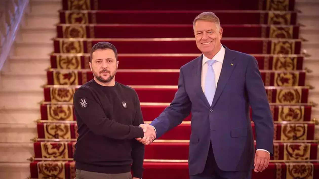 VIDEO Volodimir Zelenski: „Slavă Domnului, a apărut România inteligentă și Klaus Iohannis m-a ajutat”