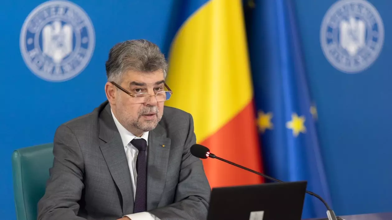Premierul Marcel Ciolacu. Foto: Guvernul României