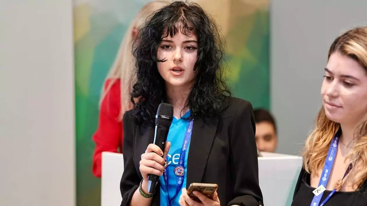 Elevă din Giurgiu, către liderii lumii, la conferința COP 28 din Dubai: „Adulții nu sunt îndeajuns de conștienți de criza climatică” 