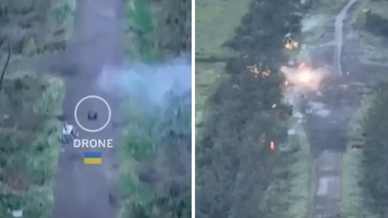 O dronă terestră ucraineană unică a atacat pozițiile ruse și le-a distrus: „Viitorul fantastic este deja aici!” | VIDEO