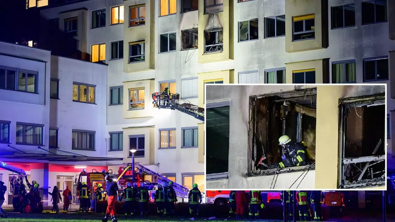 Patru pacienți au murit în urma unui incendiu izbucnit într-un spital din Germania. Alți 20 au fost răniți