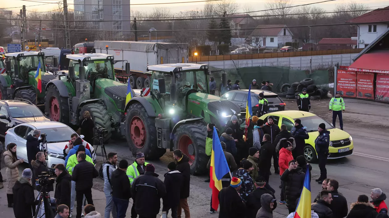 Să vorbim pe bune despre fermieri și transportatori. Protestul patronilor cu 100 de hectare în administrare și tractoare de milioane de euro