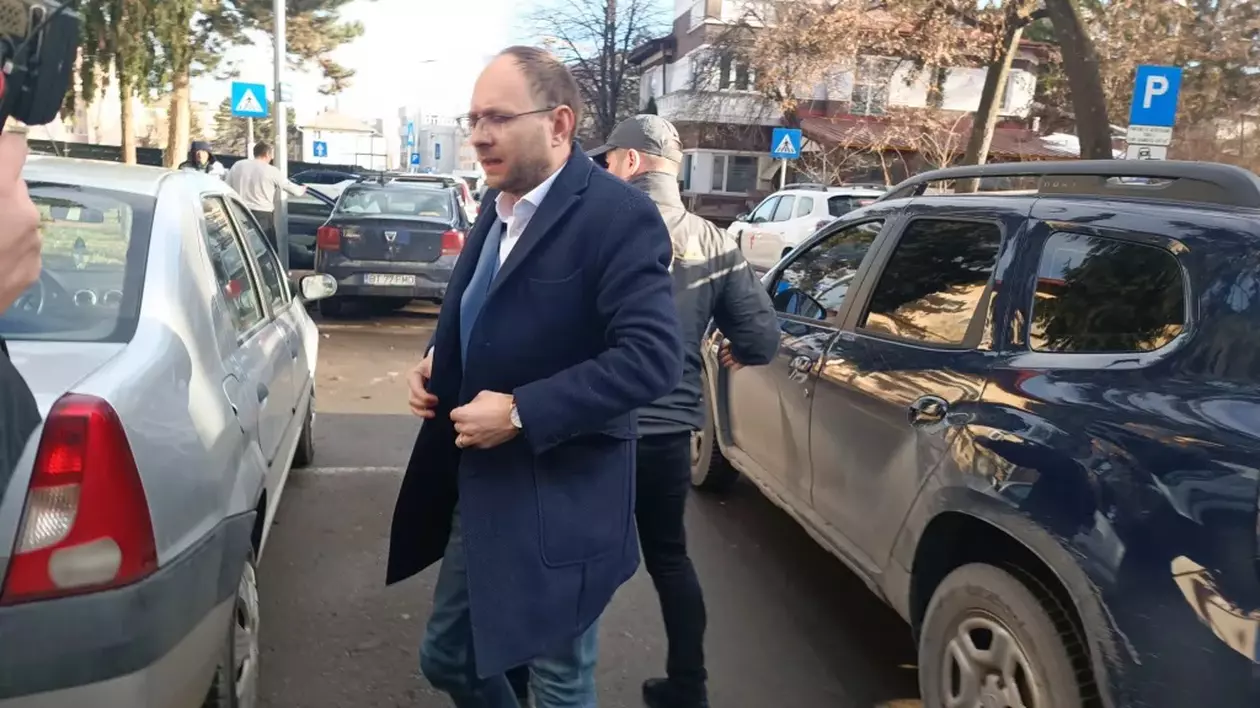 Cosmin Andrei, primarul municipiului Botoșani, a fost audiat la DNA. Foto: Monitorul de Botoșani