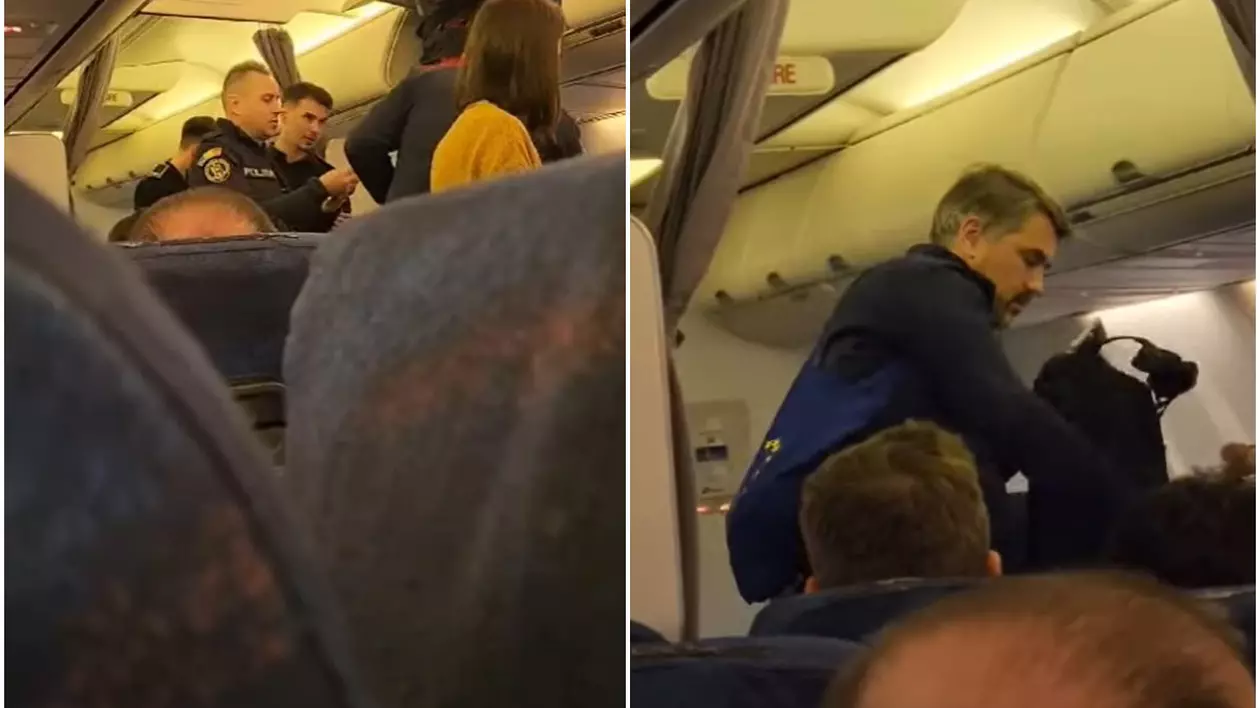 Fost director adjunct al Reprezentanței CE la București, dat jos din avion după ce o femeie a spus că i-a dispărut ceasul la îmbarcare | VIDEO